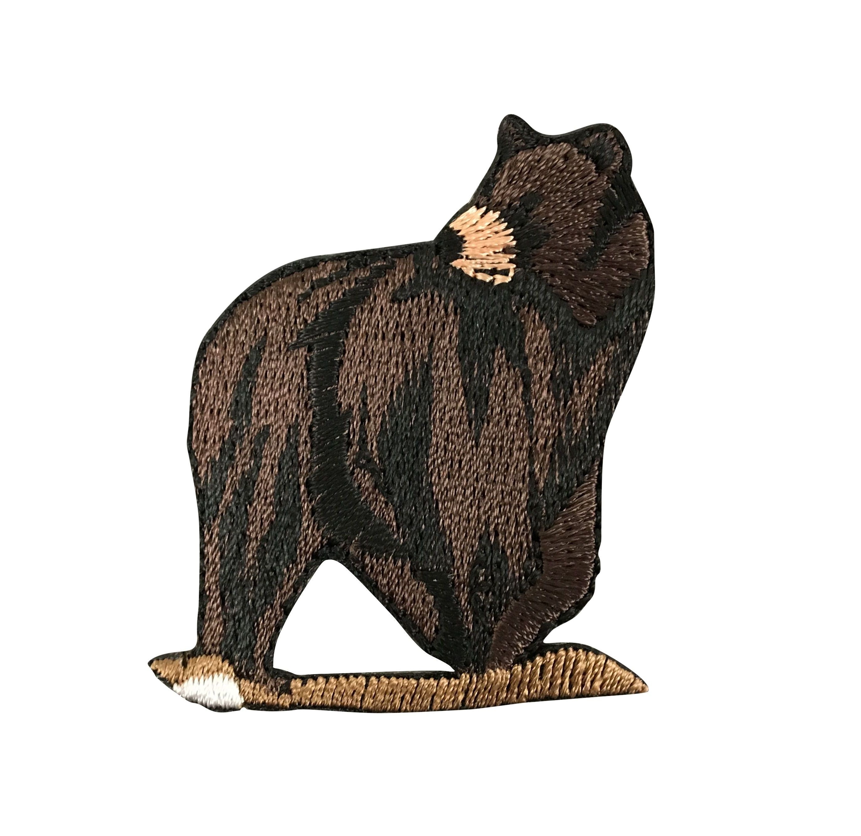 Parche Bordado Con Aplique Termoadhesivo De Oso Pardo Kodiak Marrón - 28429A - España