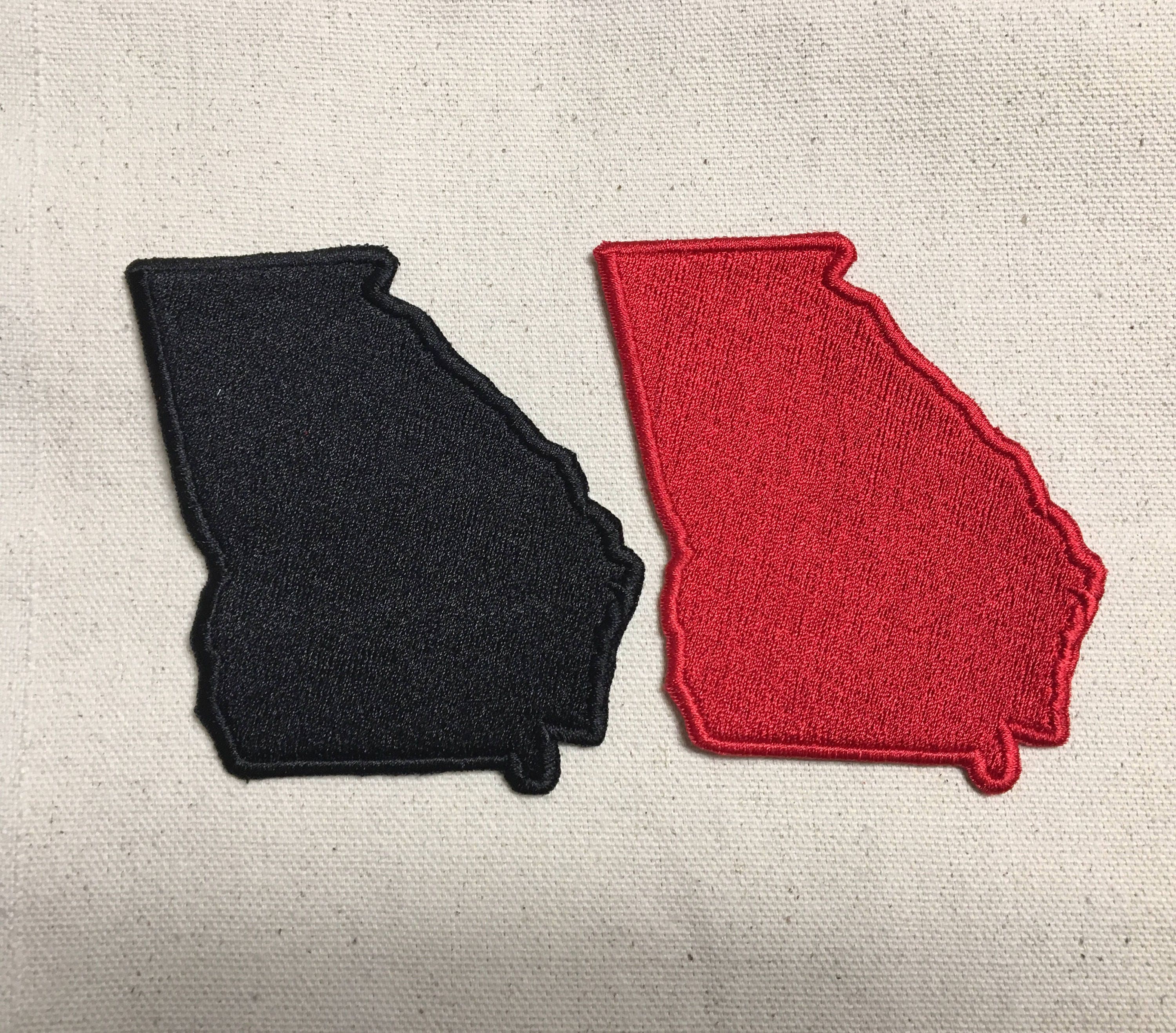 Georgia - State - Custom Colors - Iron on Patch - Etsy
