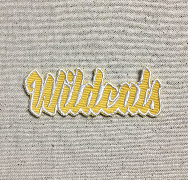 Wildcats Color Choice Mascot Team Name Words Iron on Applique Embroidered Patch image 7