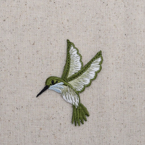 2 Pz Uccello Ferro Su Toppe Animale Volante Gazza Rondine - Foto 3