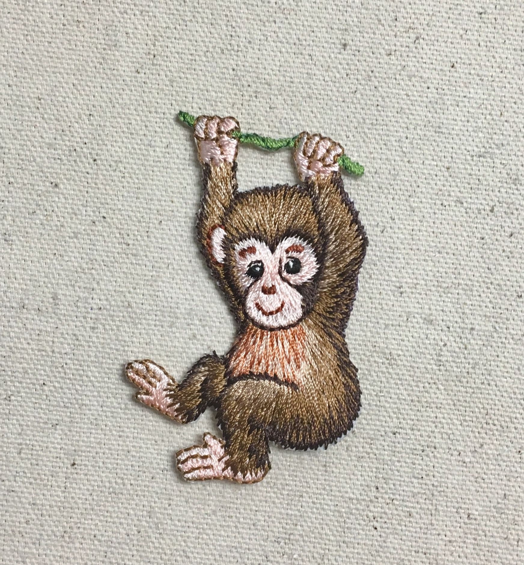 Toppa Scimmia Da Applicare A Ferro - Ricamo Per Bambini, 2-7/8", Per Cappelli E Abiti