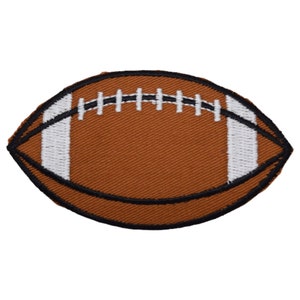 3-1/2&quot; Football, Sports, Embroidered, Iron on Patch