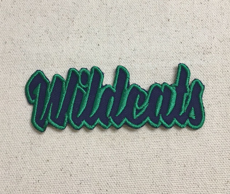 Wildcats Color Choice Mascot Team Name Words Iron on Applique Embroidered Patch image 6