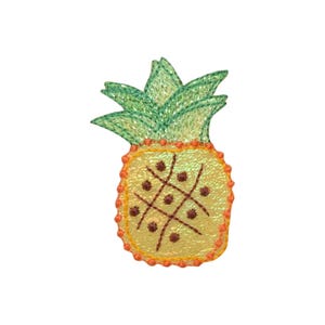 Skimrande ananasfruktapplikation, hattmärken, broderad gör-det-själv-personlig present