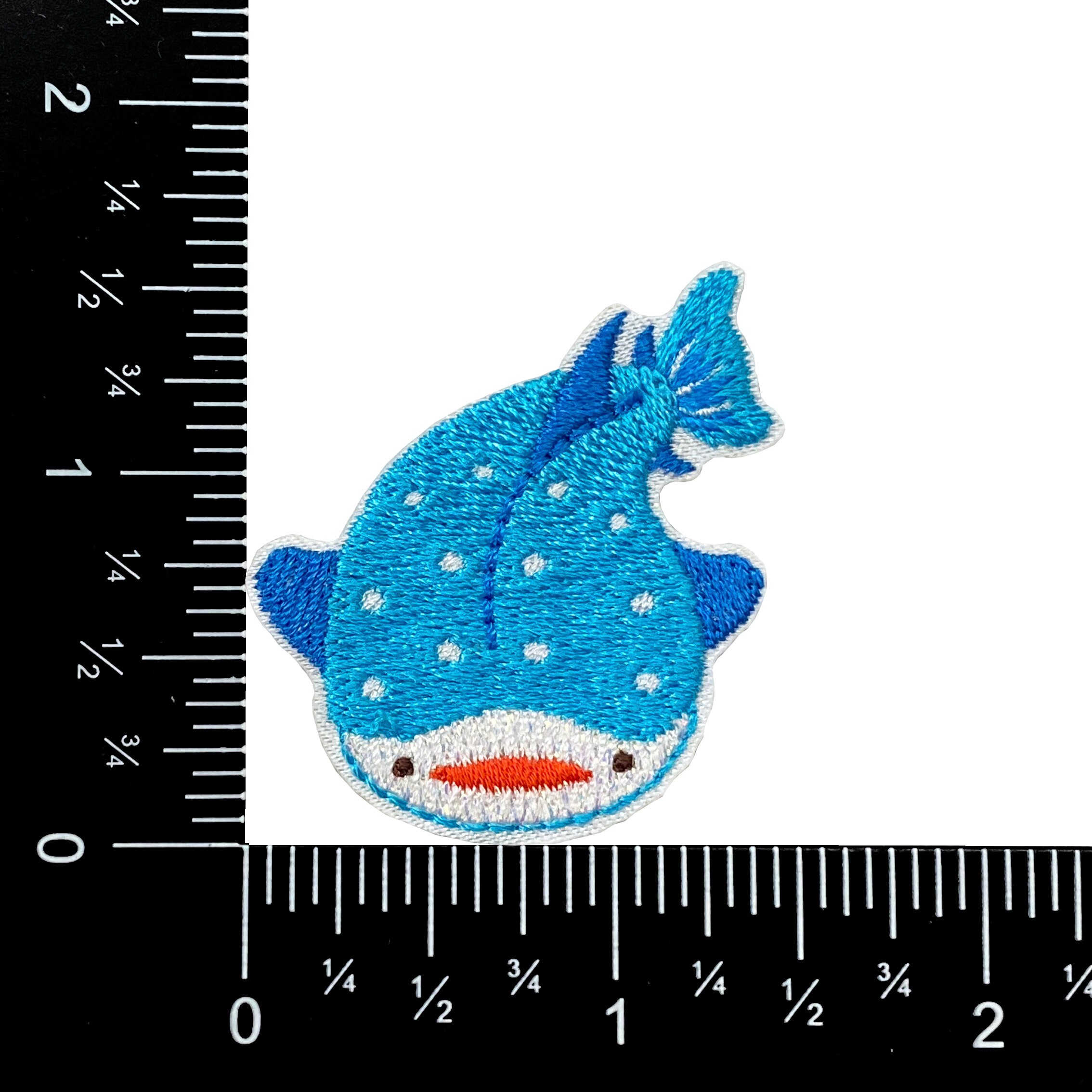 Blue Whale Embroidered Iron on Patch - Etsy