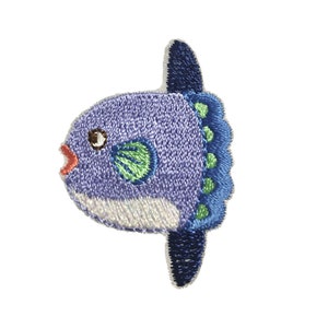 Sunfish - Iron on Embroidered Patch