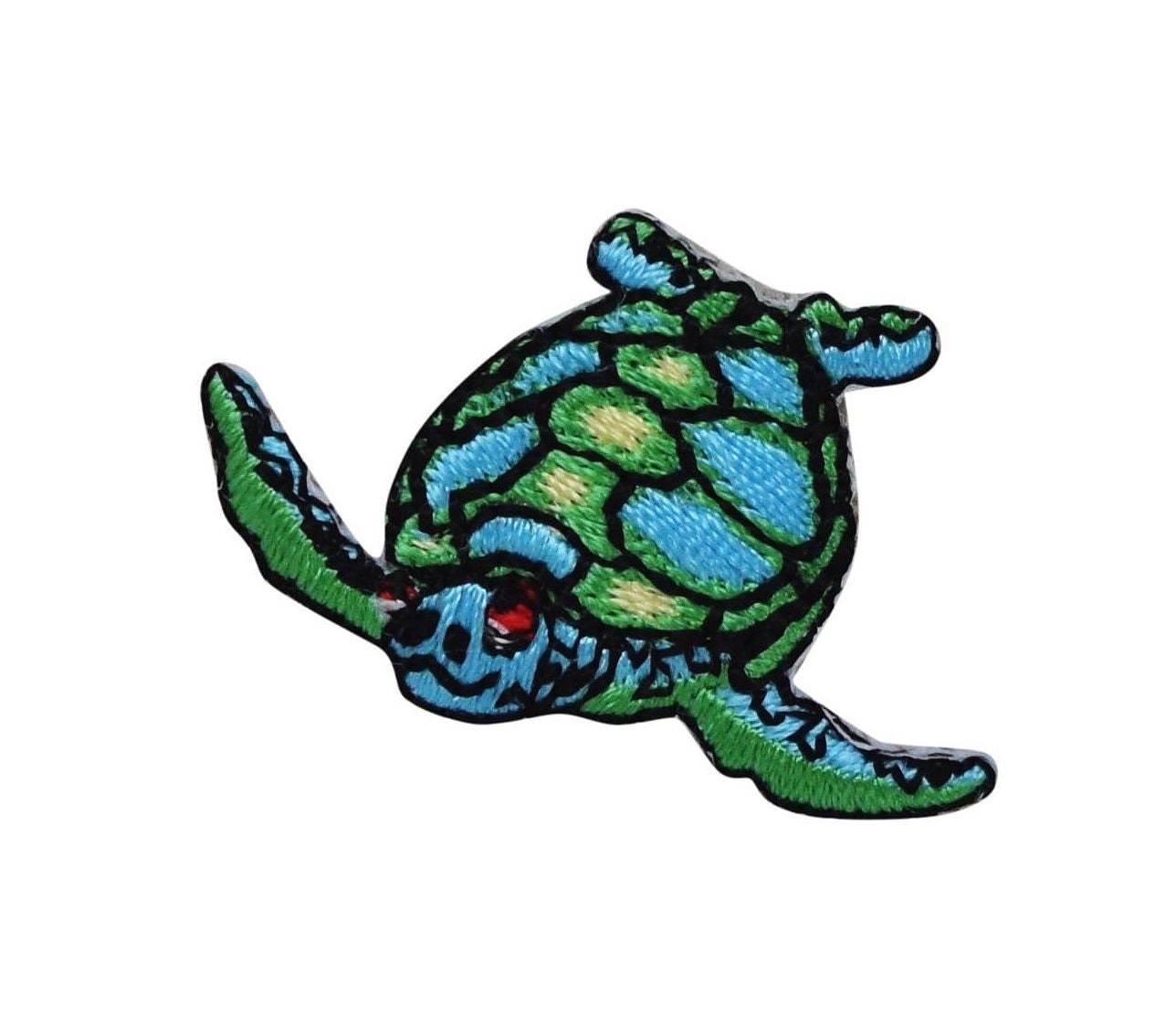 Small Mini Sea Turtle Facing Right or Left Blue and Green - Etsy