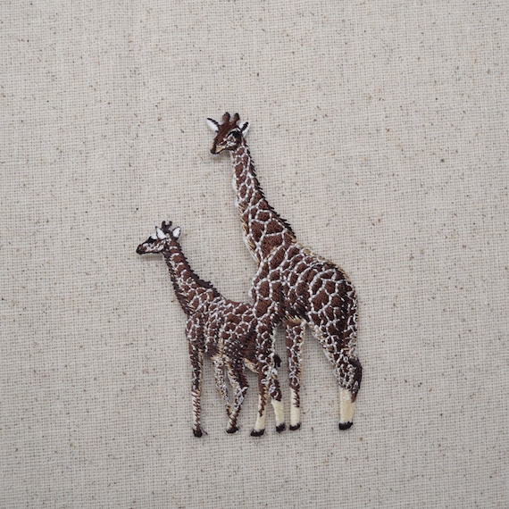Iron on Applique//Embroidered Patch Zebra Head//Face Zoo//Safari//Wild Animals