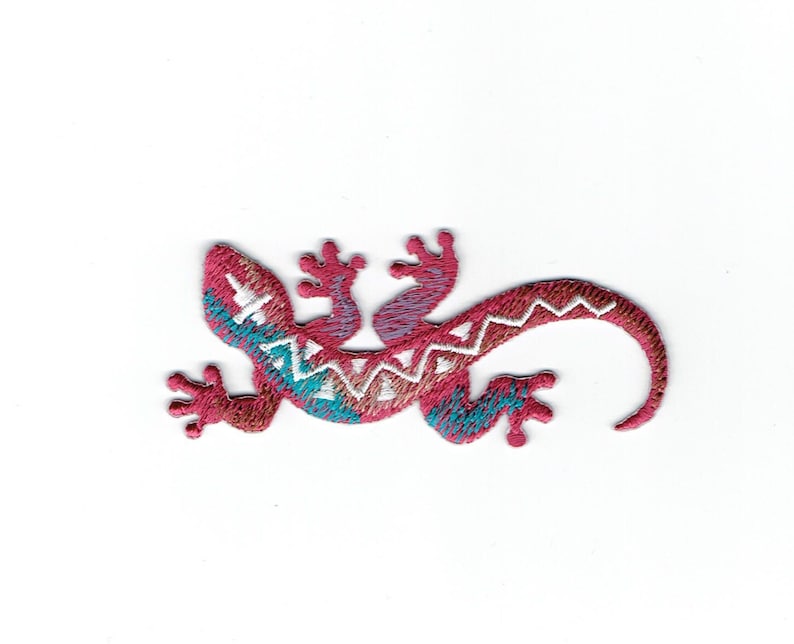 Lizard Gecko Southwest Tribal Design Iron on Applique - Etsy
