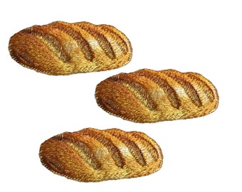 Bochenek chleba, Bagietka, Chleb francuski, Jedzenie, Haft, Żelazko na łacie
