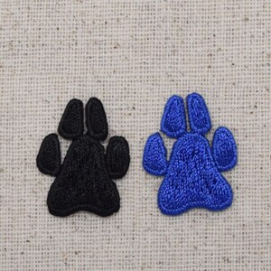 Parches Termoadhesivos Dos Patas De Perro Rojas | Parche De Pata De Dos Perros, Parche De Hierro De Animal Perro, Parche De Pata, Parche De Hierro De Gato - España