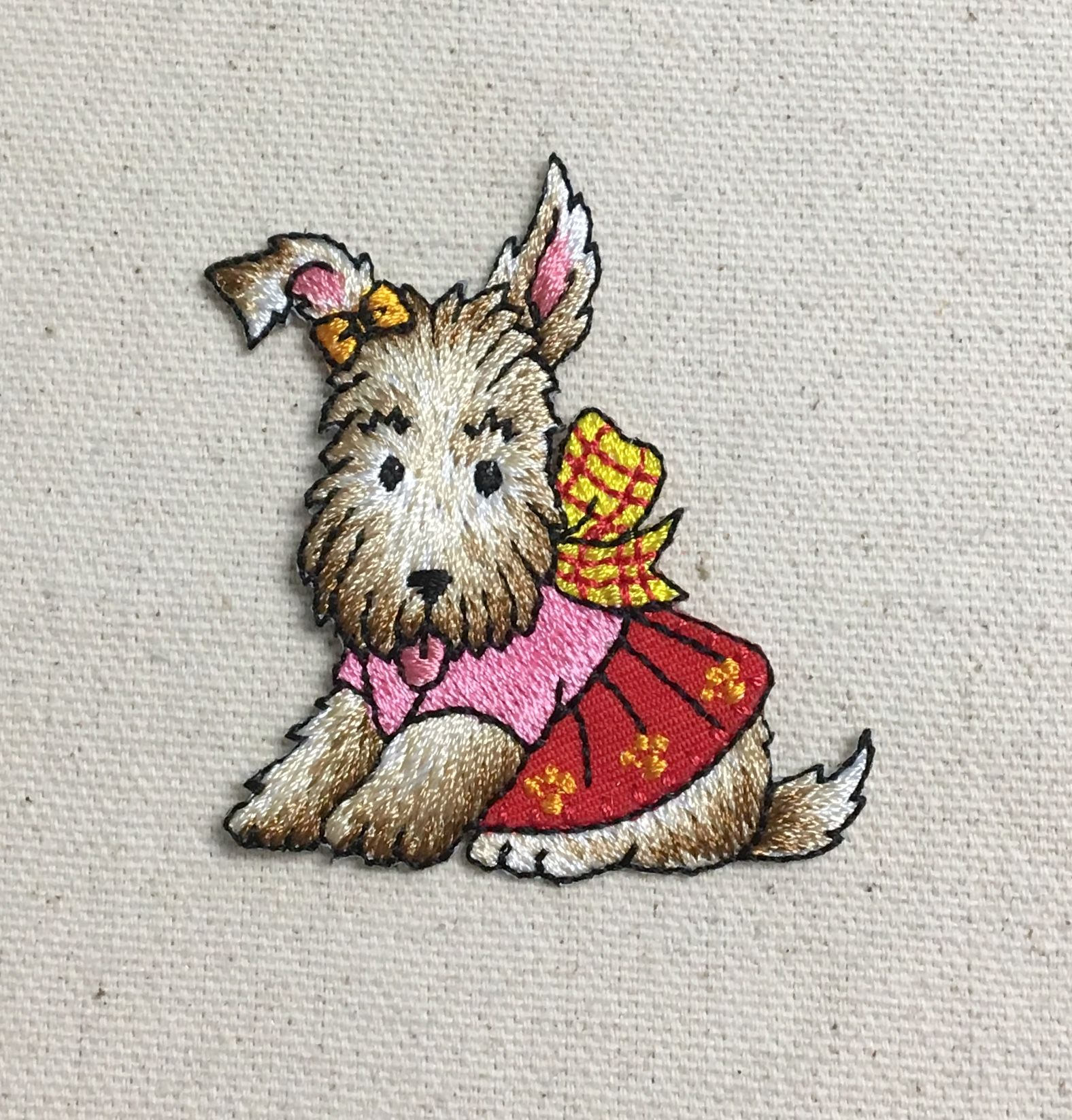 THICK DOG - Doggy Dirndl Red Bow main image 1