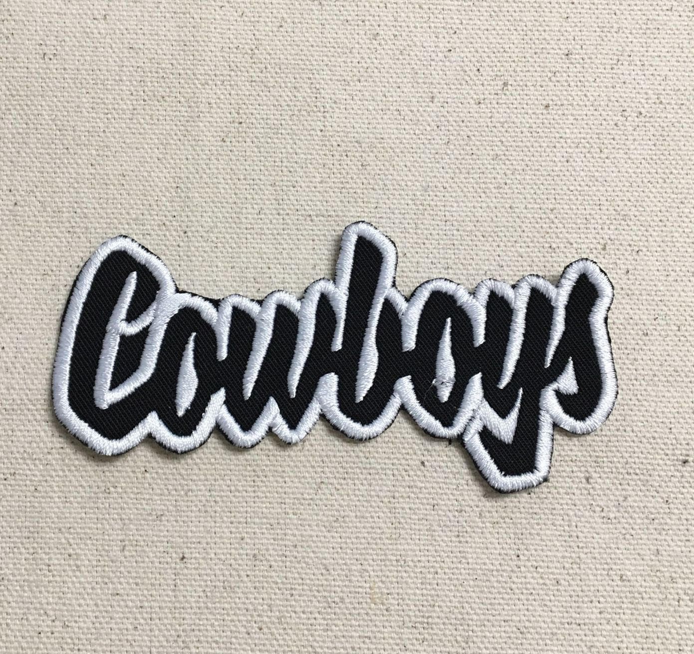  Lets Get Rowdy Patch Dallas Football Team Parody Box Logo Embroidered  Iron On : Clothing, Shoes & Jewelry