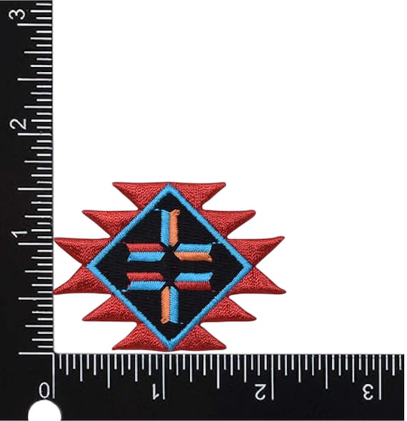 Giamaica bandiera - Toppe termoadesive Patch Toppa ricamate, misura: 7,4 x 5,4 cm