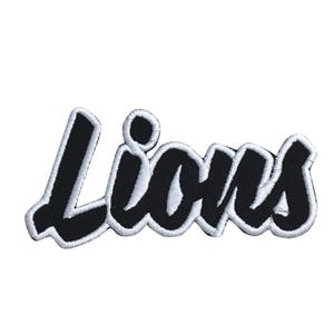 Löwen - Farbwahl - Maskottchen - Teamname - Applikation - Aufnäher - Aufbügler - Applikation