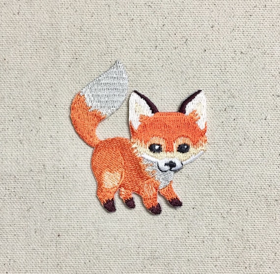Baby Red Fox Childrens Standing Facing Right Iron on Etsy