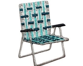 Vintage Webbed Aluminum Lawn Chairs and Lounger Set of 3 Etsy UK