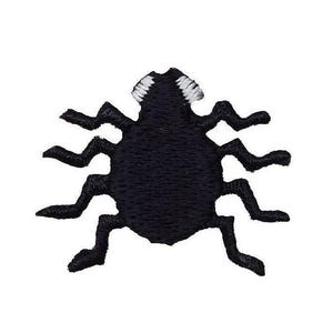 Aranha preta - Halloween - Aplique de ferro - Patch bordado