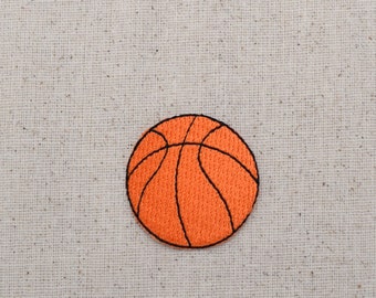 Basketball - 1.5" - Embroidered Patch - Iron on Applique - WA141