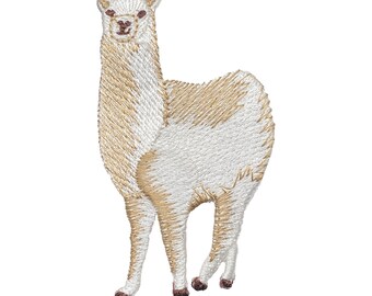 Llama - Alpaca - Embroidered Iron on Patch