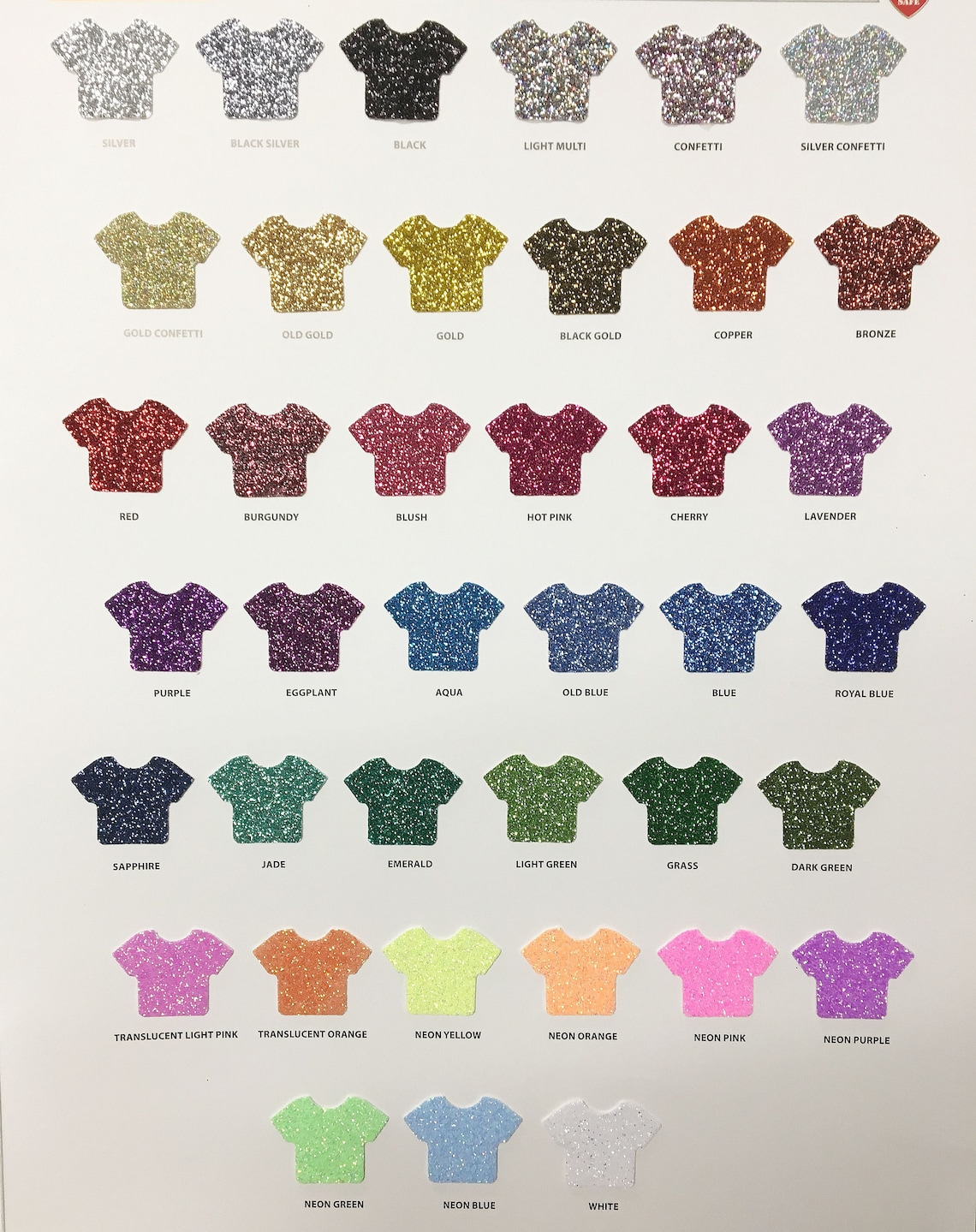 Custom Glitter Names 12 Wide Script Words Iron on Etsy