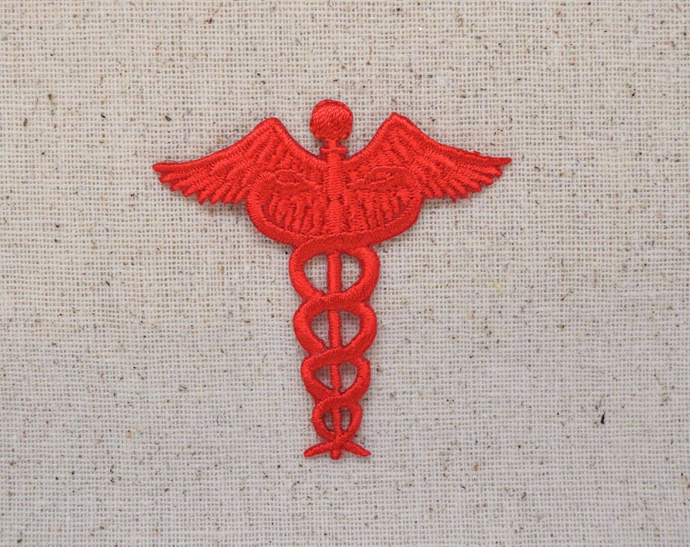 Red Medical Caduceus Nursing Iron on Applique | Etsy
Red Nursing Caduceus