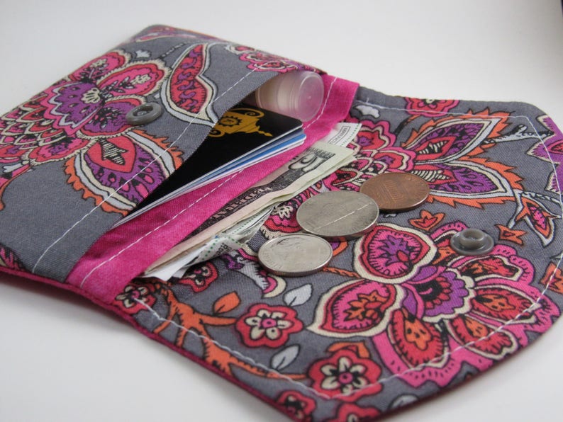 Fabric Womens Wallet Fabric Wallet Small Fabric Wallet Etsy