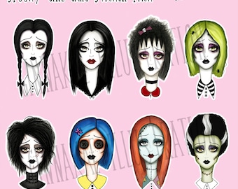 Spooky Girl Gang Sticker Pack