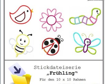 Stickdateiserie Frühling Nr. 64