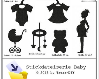 Stickdateiserie Baby