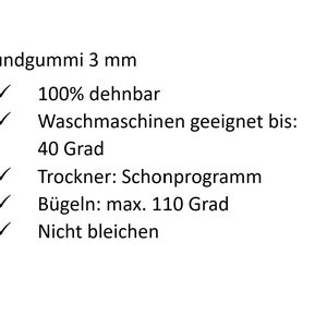 3 Meter Rundgummi 3mm in verschiedenen Farben Bild 3