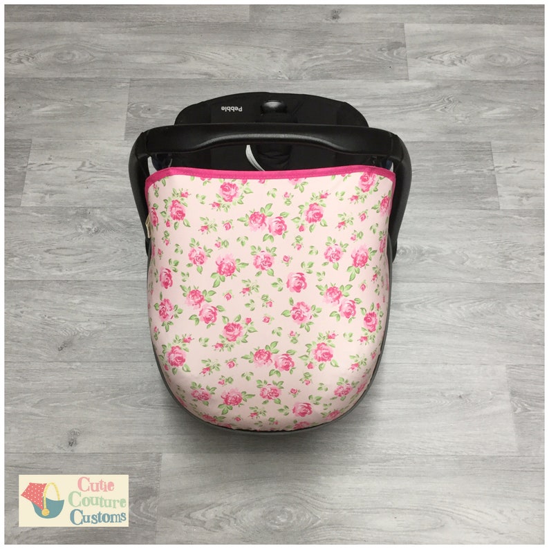 Pink Car Seat Cover / Maxi Cosi Cabriofix Canopy / Baby Etsy