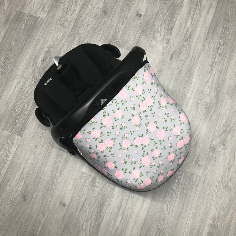 Grey Car Seat Cover Replacement Maxi Cosi Sun Canopy Carseat Etsy