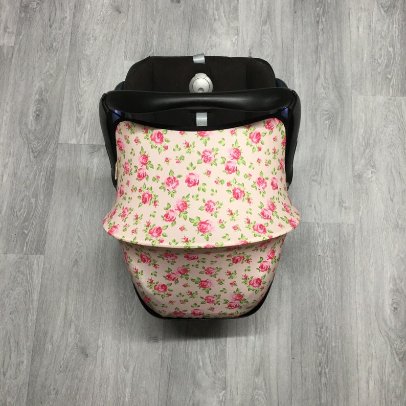 Pink Car Seat Cover / Maxi Cosi Cabriofix Canopy / Baby Etsy
