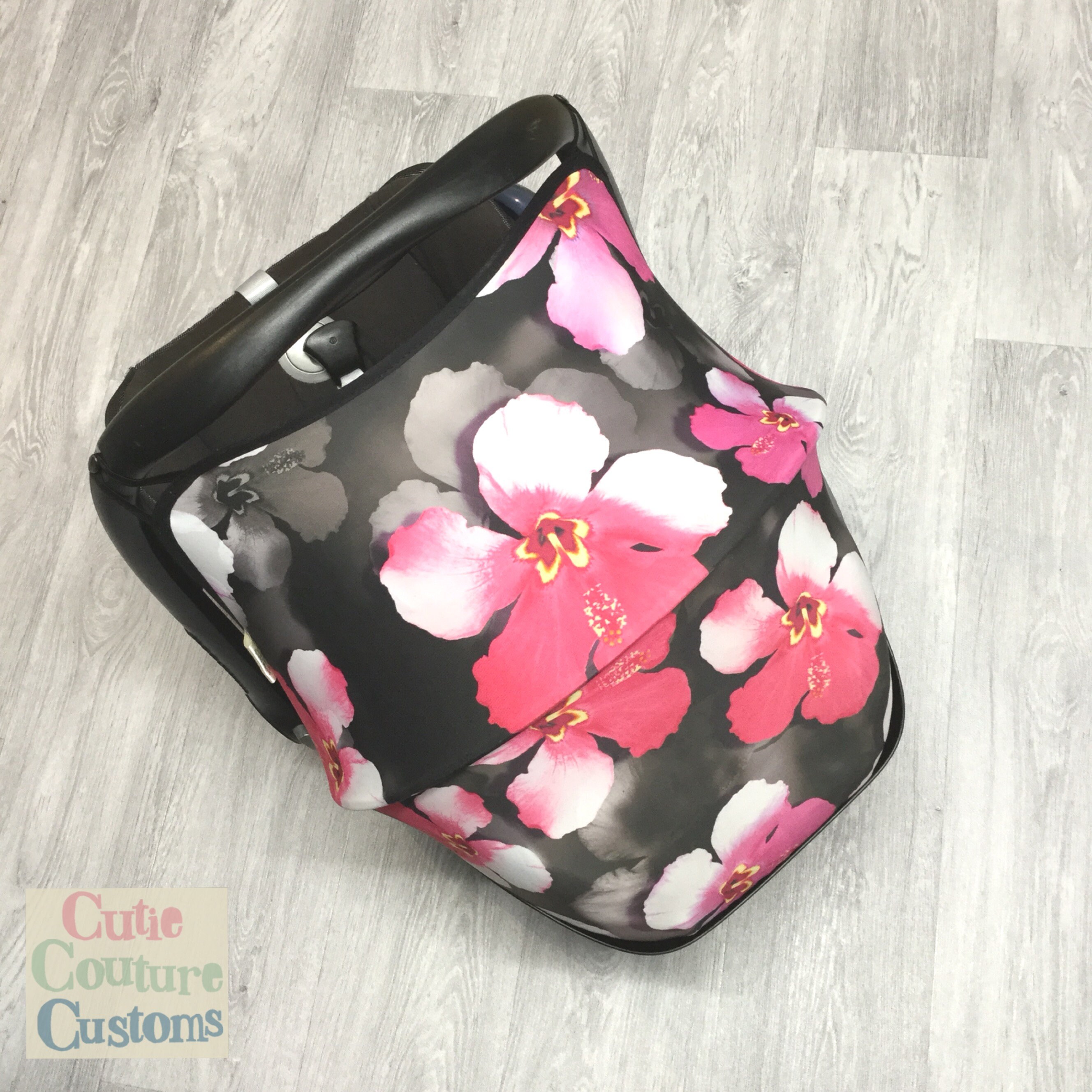 Flower Car Seat Hood Canopy Baby Cover Cabriofix Pebble Plus Etsy
