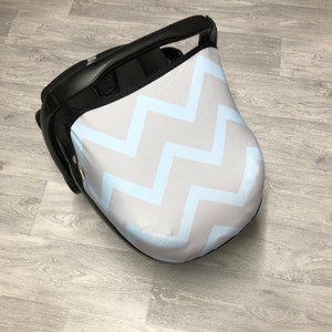 Zamienny pokrowiec na siedzenie samochodowe Pebble Cabriofix Universal Prezi Carseat Cover, materiałowy daszek przeciwsłoneczny, nosidełko kapsułowe dla niemowląt Maxi Cosi