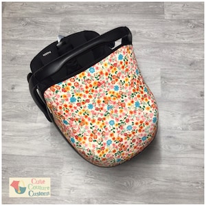 Florale Autositzhaube Cabriofix Kiesel Universal-Autositzbezug, Kapsel-Sonnendach, neuer Baby-Sonnenschutz, Baby-Sonnenschutz, Babyschale