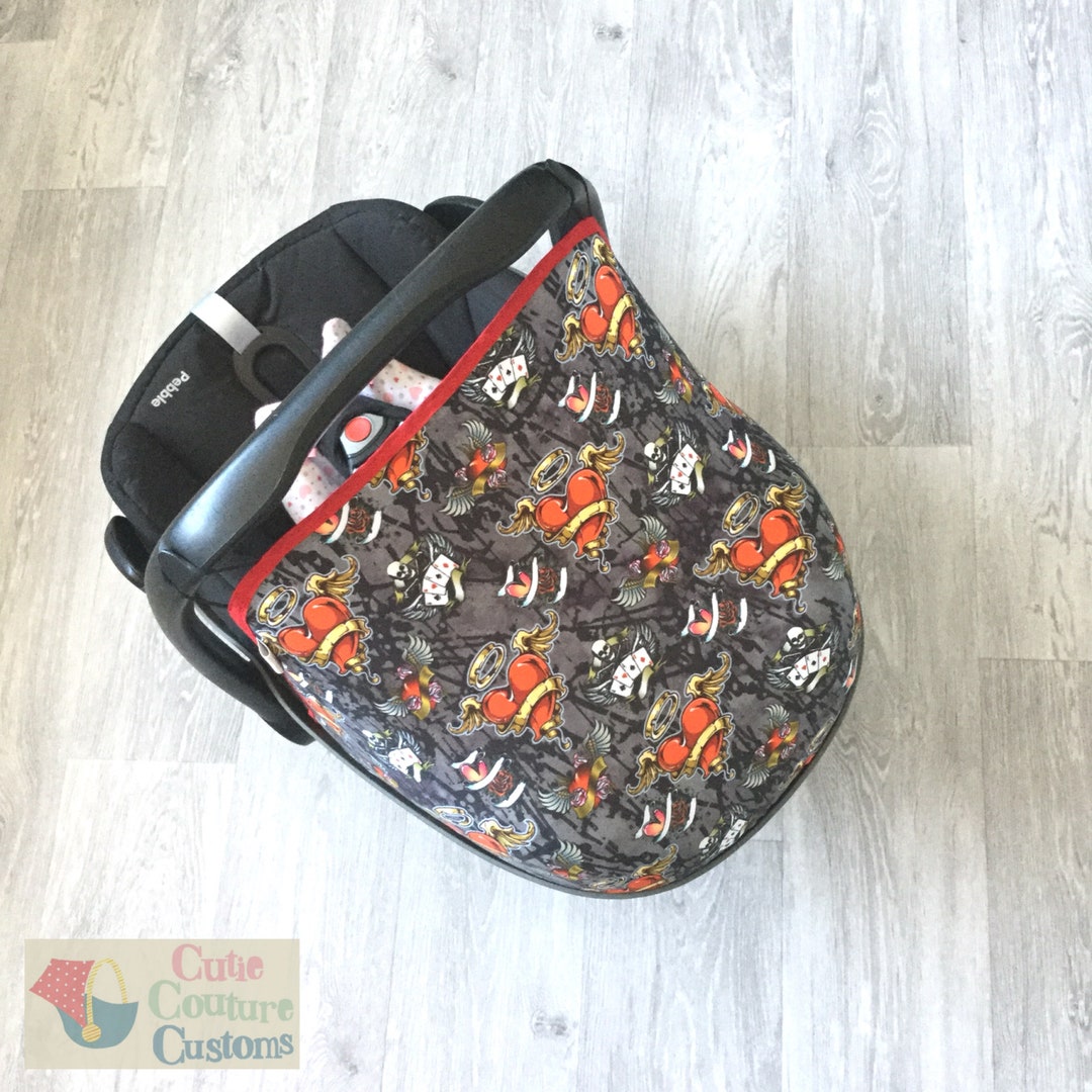 Grey Car Seat Hood Replacement Car Seat Cover Infant Baby Etsy UK