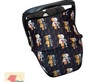 Cute Car Seat Hood Canopy Cabriofix Pebble Universal Teddy Carseat Cover, Rock Sun Canopy, Maxi Cosi Car Seat Cover