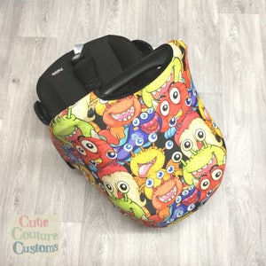 スパークルモンスター カーシート 交換用フードカバー キャノピー ペブル ユニバーサル カブリオフィックス、マキシコシ サンシェード、新生児ギフト、カプセルキャノピー