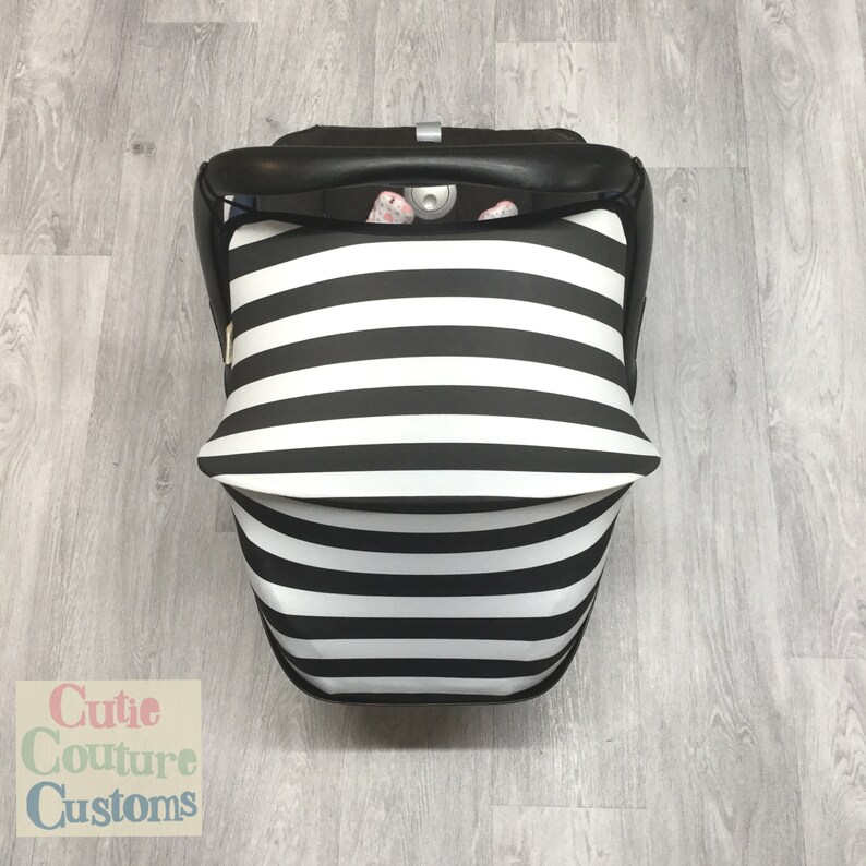 Stripe Car Seat Sun Shade Pebble Cabriofix Universal Prezi Etsy