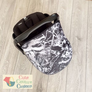 Marble Car Seat Hood: UPF50+ Sunshade, Universal Fit