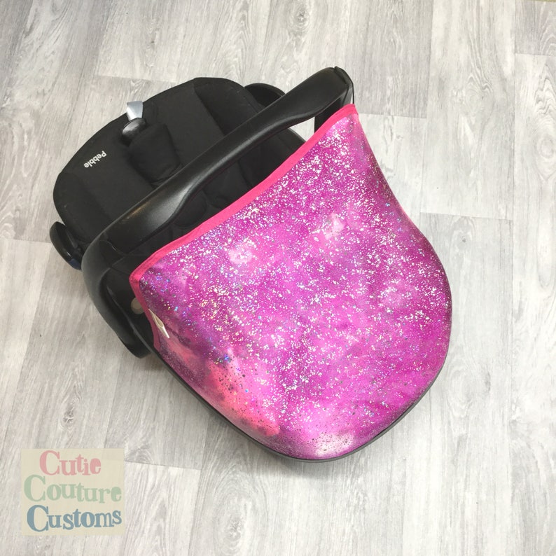 Tie Dye Car Seat Hood Maxi Cosi Cover Pebble Sunshade Sun Canopy Baby Girl Boy Cutie Couture Customs Capsule