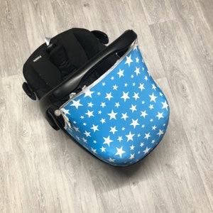 Blue Star Carseat Canopy: Cabrio Pebble Replacement Hood