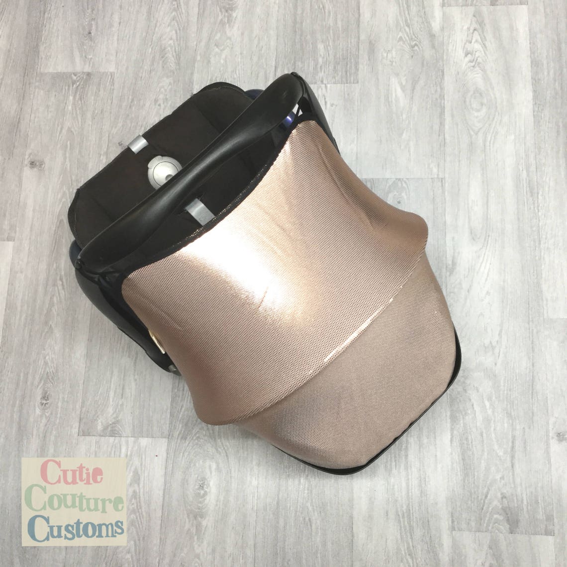 Sparkle Carseat Cover Gold Car Seat Canopy Custom Maxi Etsy