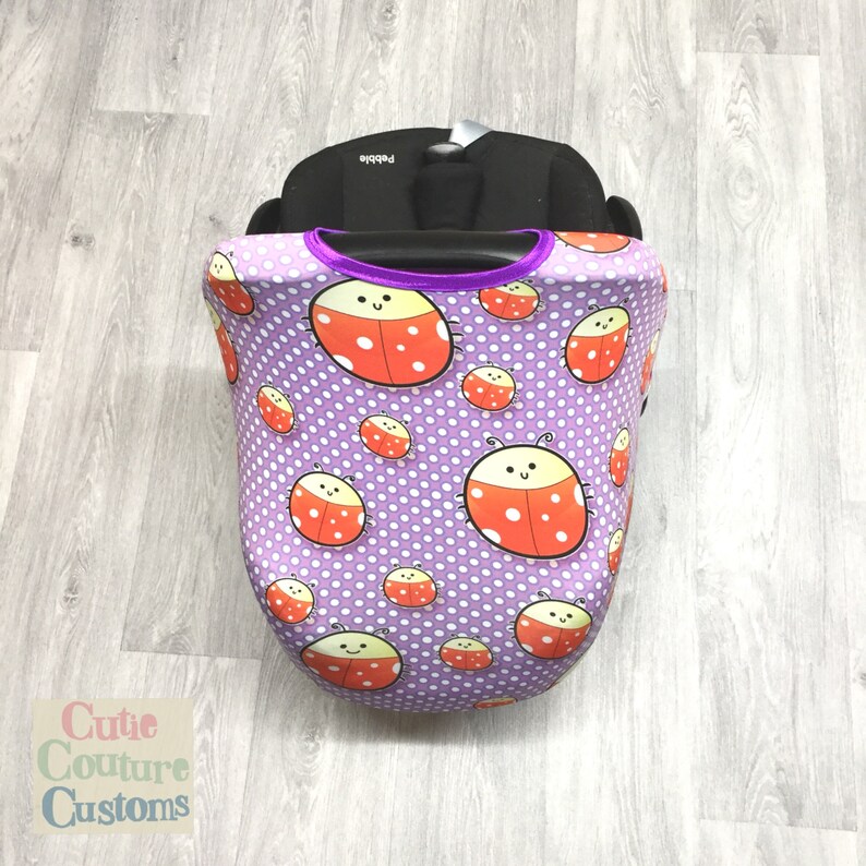 Ladybird Car Seat Hood / Universal Carseat Cover / Replacement Etsy