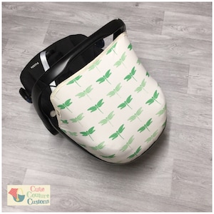 Ersatzhaube für Autositzbezug, Kieselstein Sonnendach, Libelle Baby Sonnenschutz, neues Baby Geschenk, Säuglingskapsel Stoff Baldachin Maxi Cosi