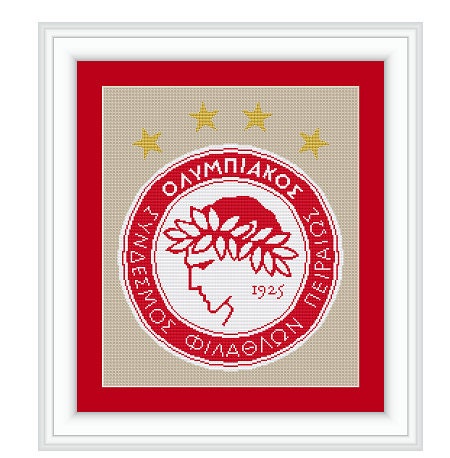Porte-clés Vintage Olympiakos FC – Années 80, Marbre, Verre Et Métal