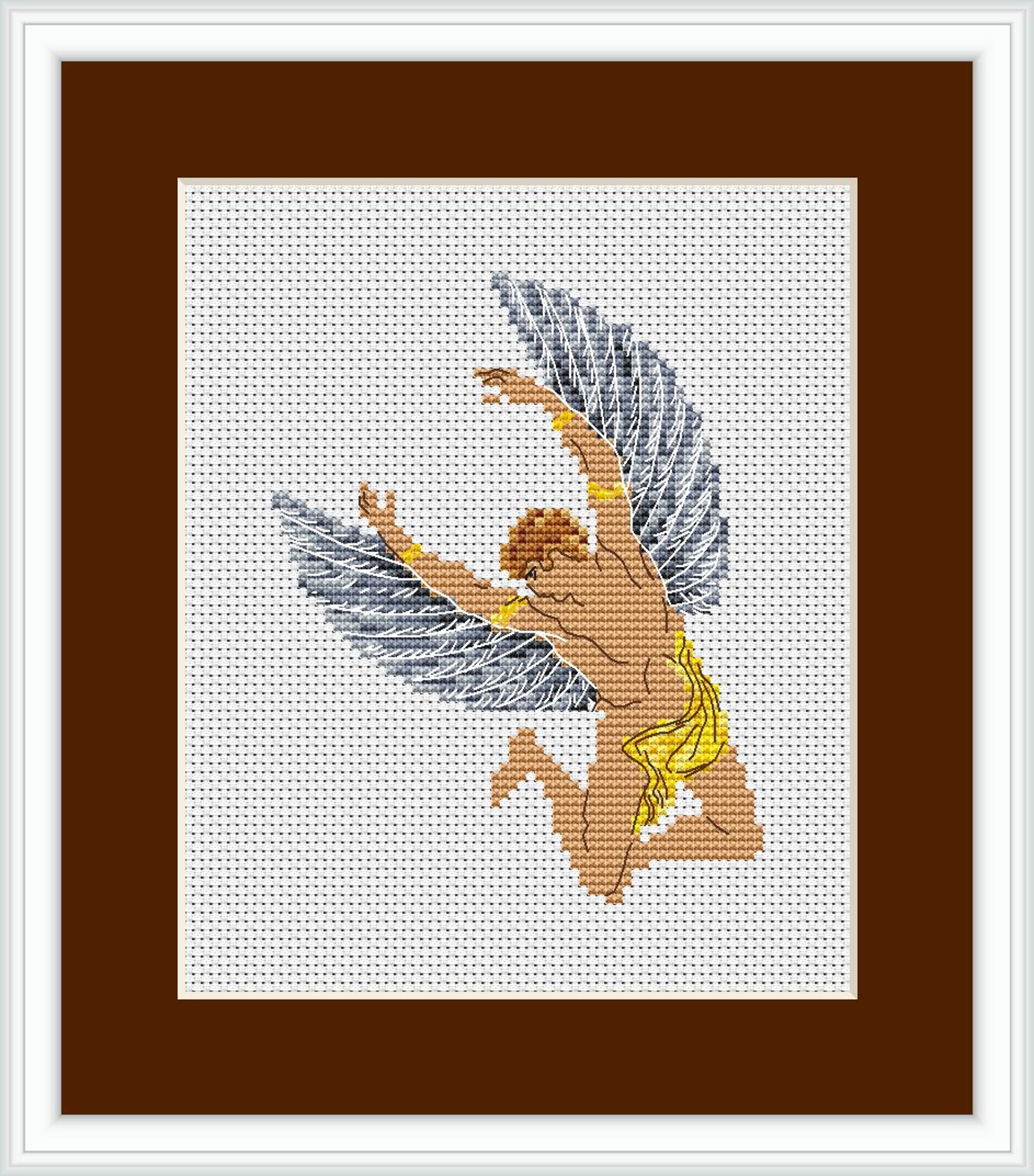 Схема икар. Вышивка схемы крестом греки мифология. Вышивка схемы крестиком Мифологические картины. Sons of Icarus.