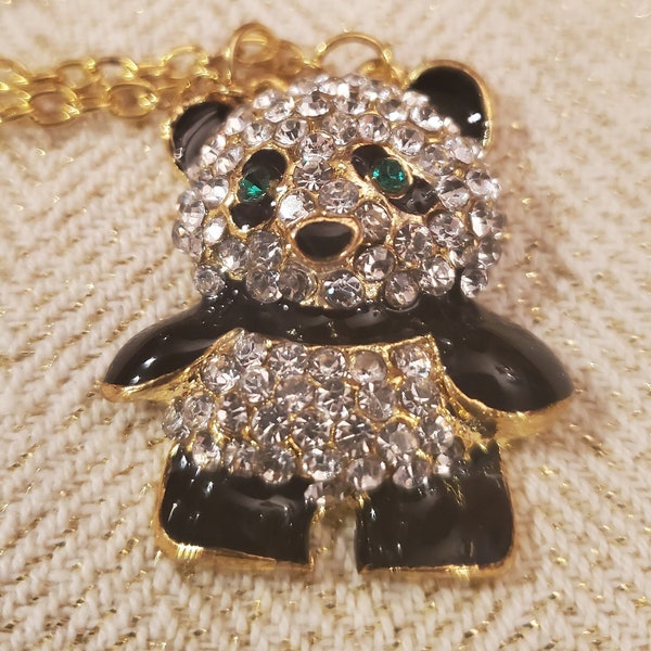 Panda Necklace - Etsy